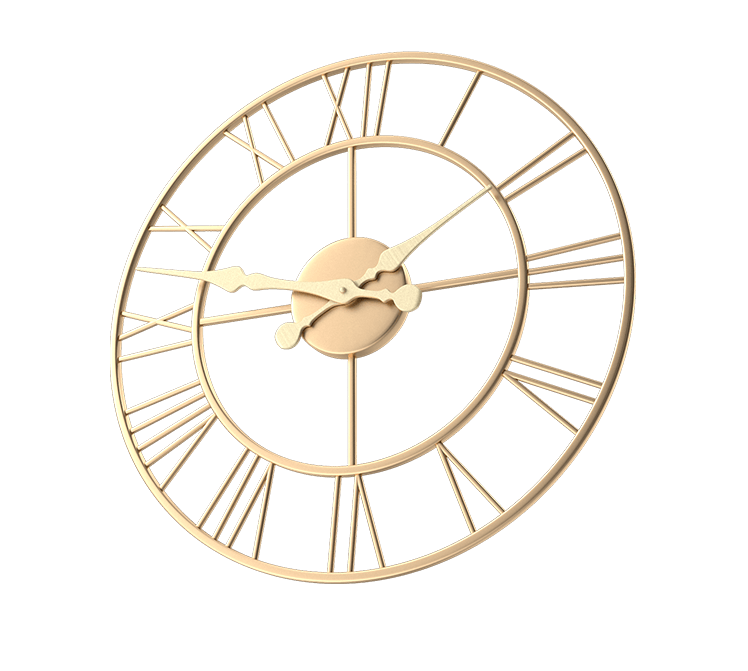  Metal Wall Clock